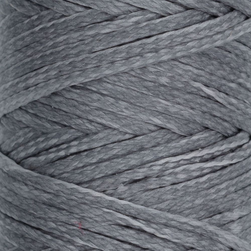 Нитки для кожи вощёные плоские 0.8 мм, 25 м, 013 св. серый, LC-001, Промысел