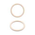 Кольца для бюстгальтера металл ⌀15.0 мм, 20 шт, C571 молочный, ГВ800