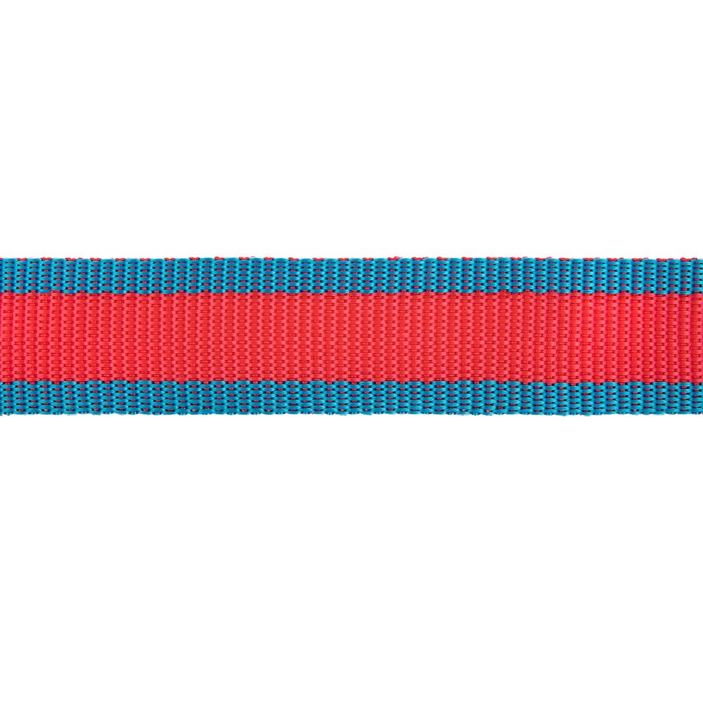 Стропа (ременная лента) 30 мм / 25 метров, толщ. 1.01 мм, [17.1 г/пог.м], 100% п/п, сине-красный, Gamma 3338