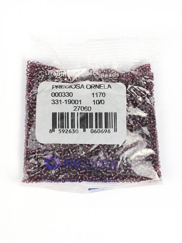 Бисер Preciosa 10/0 (2.3 мм), 50 г, TSL цв. 27060/331-19001