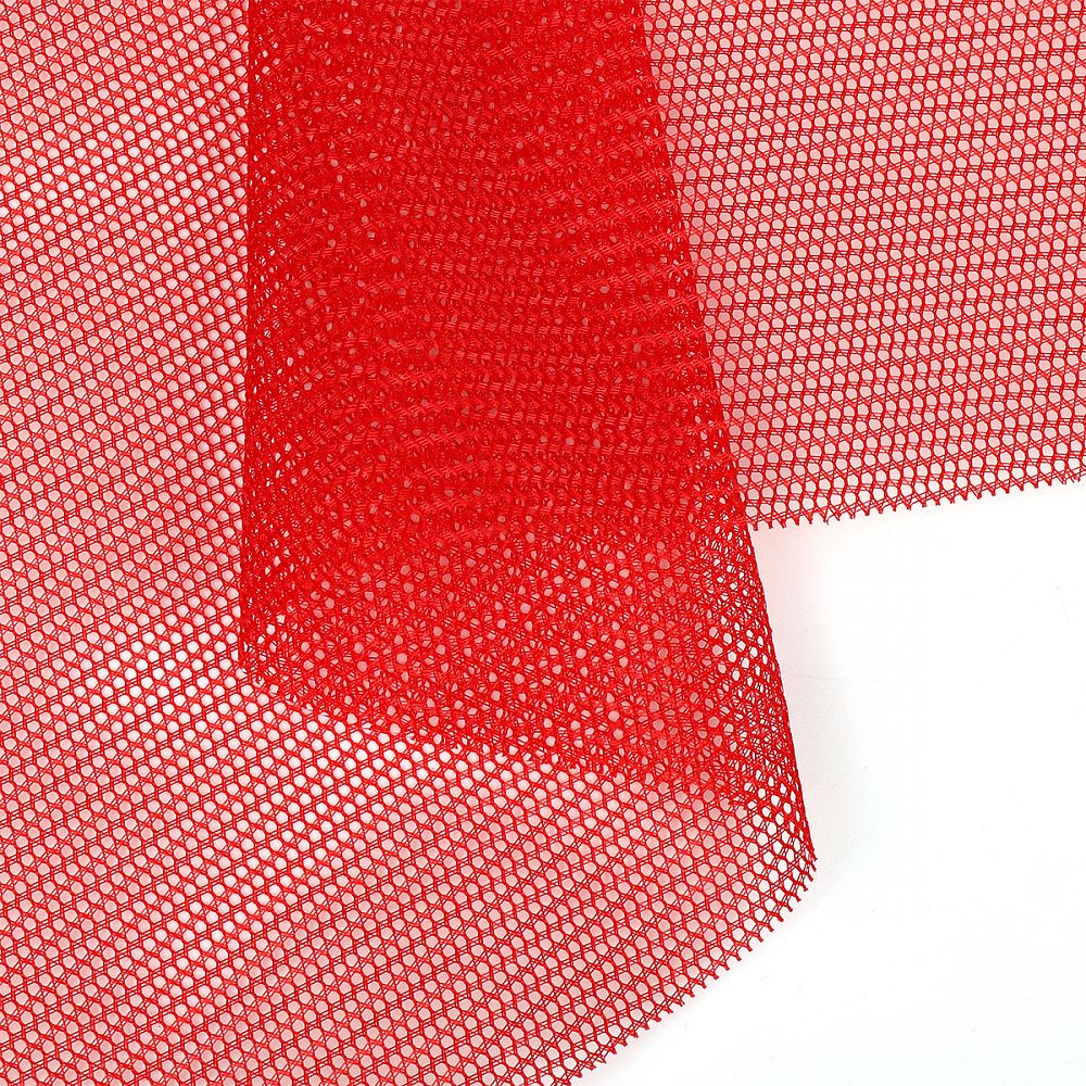 Сетка для бейсболок жесткая 70 г/м², 150 см / 100 метров, TBY.102-3, цв.красный