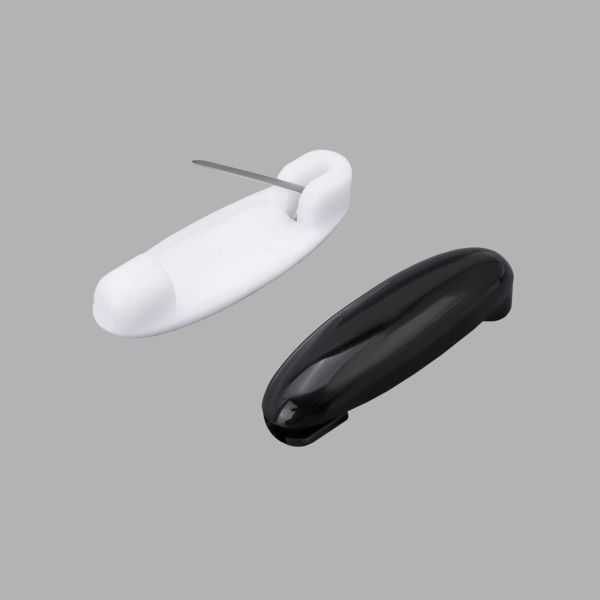 Булавки безопасные 35 мм, для белья, 6 шт, белый/черный