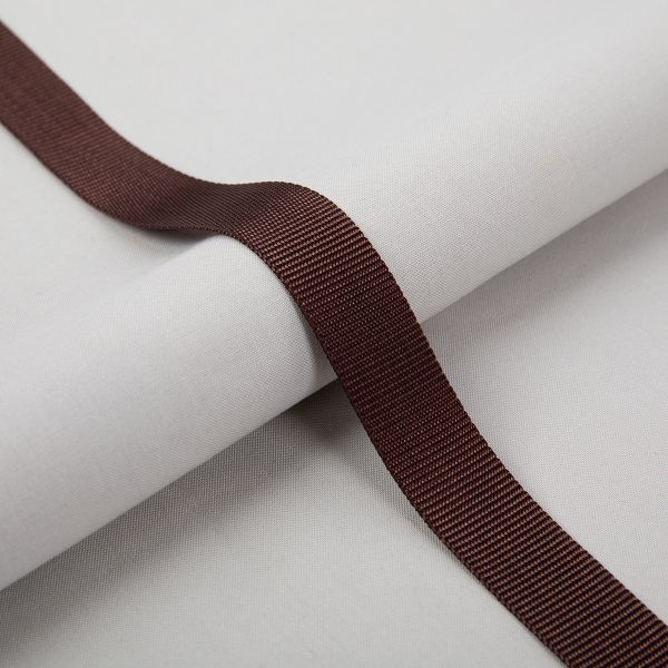 Тесьма (лента) окантовочная 22 мм / 50 метров, коричневый, Gamma 9с754