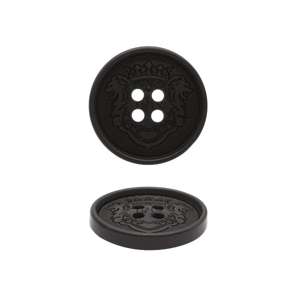 Пуговицы 4 прокола 36L (Blk-200 (черный)), 72 шт, S090106