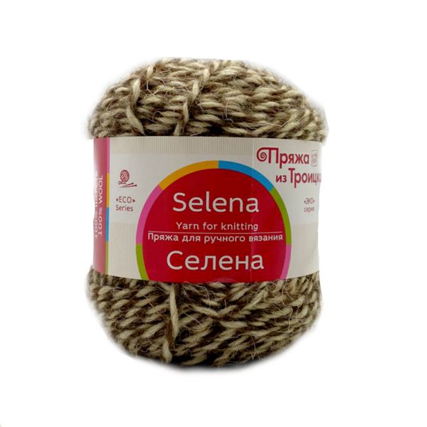 Пряжа Троицкая Селена / уп.5 мот. по 100 г, 160 м, 0896М