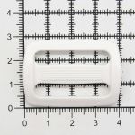 Пряжка, ПА, цветная, 30 мм (1000 белый), 50 шт