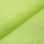 Ткань блузочная Chiffon 68 г/м², 200х147 см, 19 салатовый/ белый, Gamma PC-05