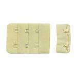 Застежки для бюстгальтера текстильные 3х2, 38 мм, бежевый, Pony