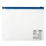 Папка-конверт на ZIP-молнии A5+ 120 мкм песок, 10 шт, синий замок EC211210025, Expert Complete EC211210025