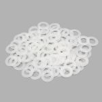Кольцо уплотнительное пластик под блочку/ люверс ⌀13.4 мм (внешн. 23.4 мм), h7 мм (№28), ≈100 шт, New Star