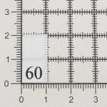 Этикетка-размерник, белый, 10х20 мм, 100 шт, 60