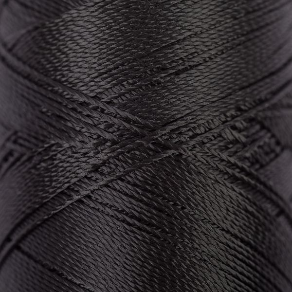 Нитки обувные капрон 9К, 200 м, 5 шт, 02 черный