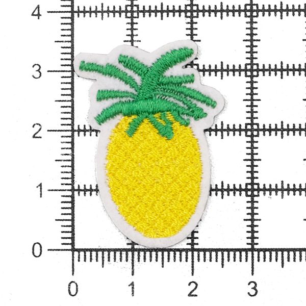 Термоаппликация Ананас, 2.4х3.3см, Hobby&Pro