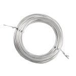 Проволока для плетения ⌀2 мм,±0.5 м, 01 серебро, Промысел MM-004