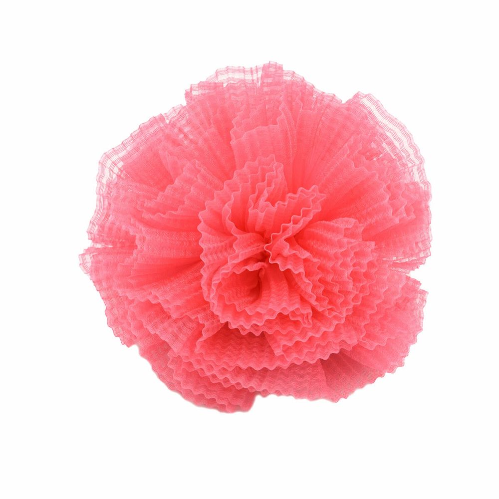 Бант декоративный ⌀11 см, уп. 10 шт, розовый, С403