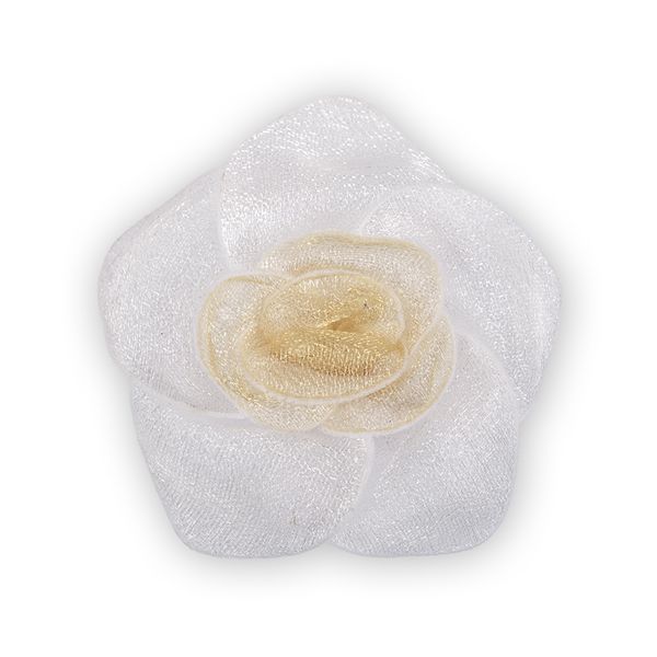 Цветок 5 лепестков, 5 шт, 30-24 бело-кофейный, Blitz 30