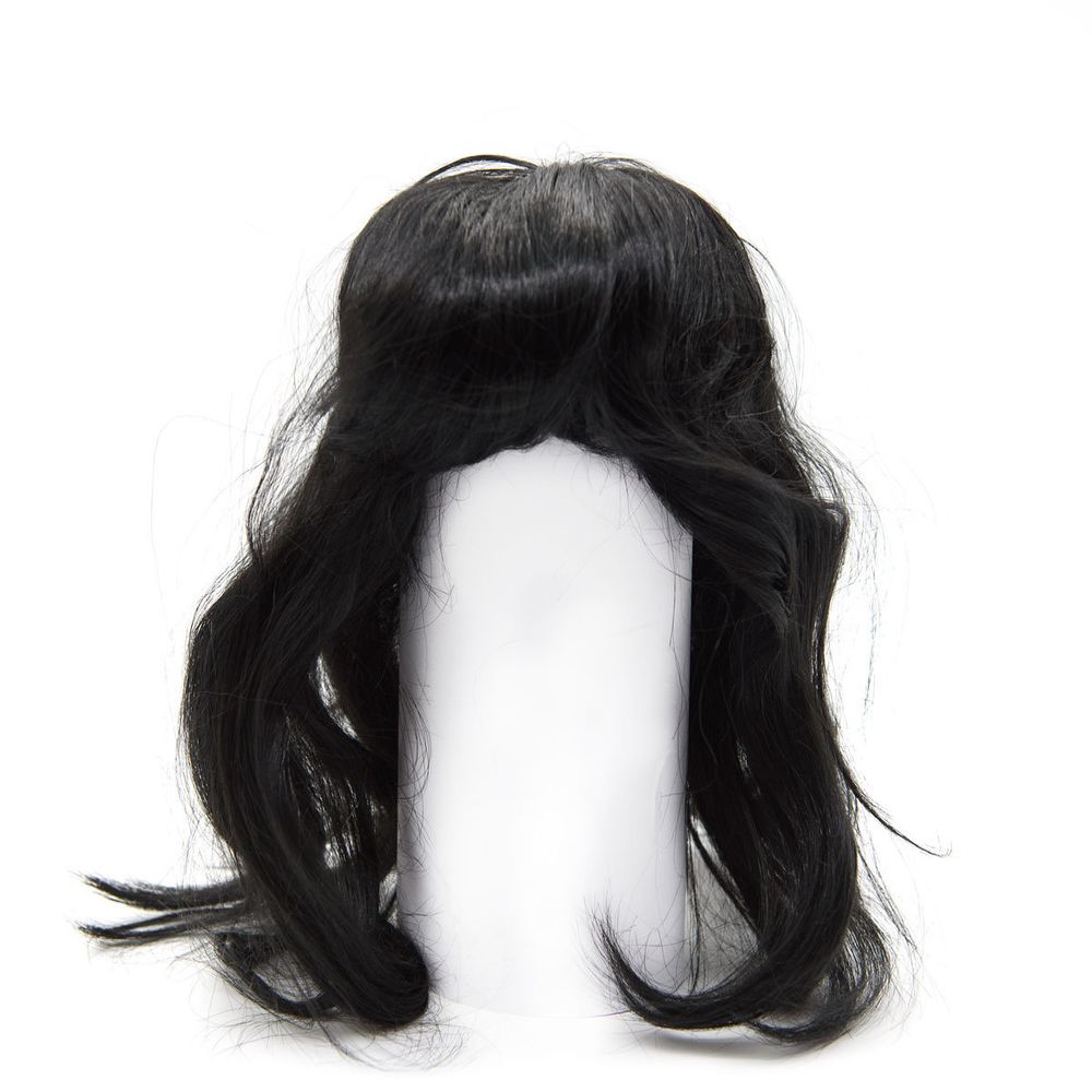 Волосы для кукол QS-5, черные