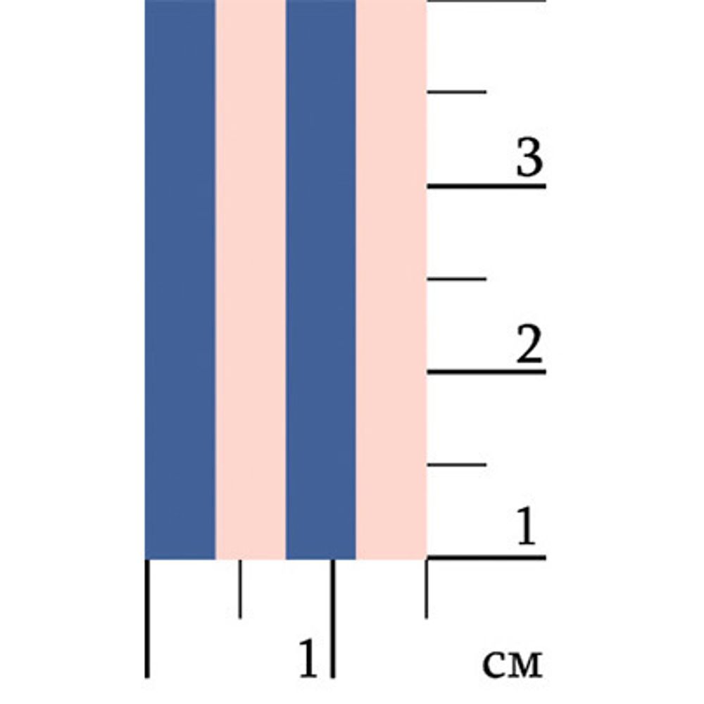 Ткань для пэчворка Peppy Бабушкин сундучок, рулон 112 см / 5 метров, БС-34 полоска я.синий, Peppy