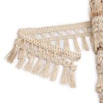 Бахрома отделочная 50.0 мм / 25 метров, кисти, с551 бежевый /TOS/