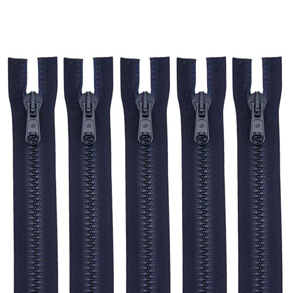 Молния трактор Arta Т8 (8 мм) 2 зам., разъем., 85 см, цв. 044 т.синий, уп.5 шт