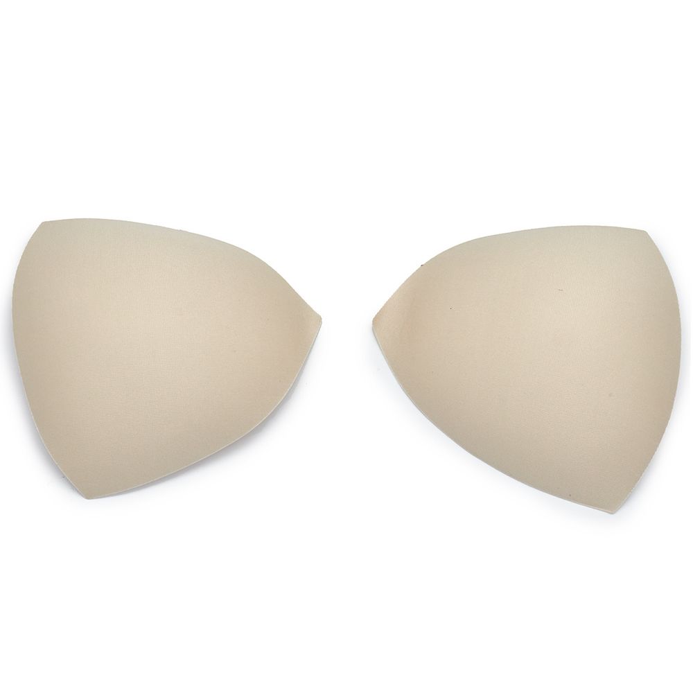 Бельевые чашечки для бюстгальтера треугольные б/уст., с равном. наполн., (8300), разм.42, 10 пар, 03-бежевый