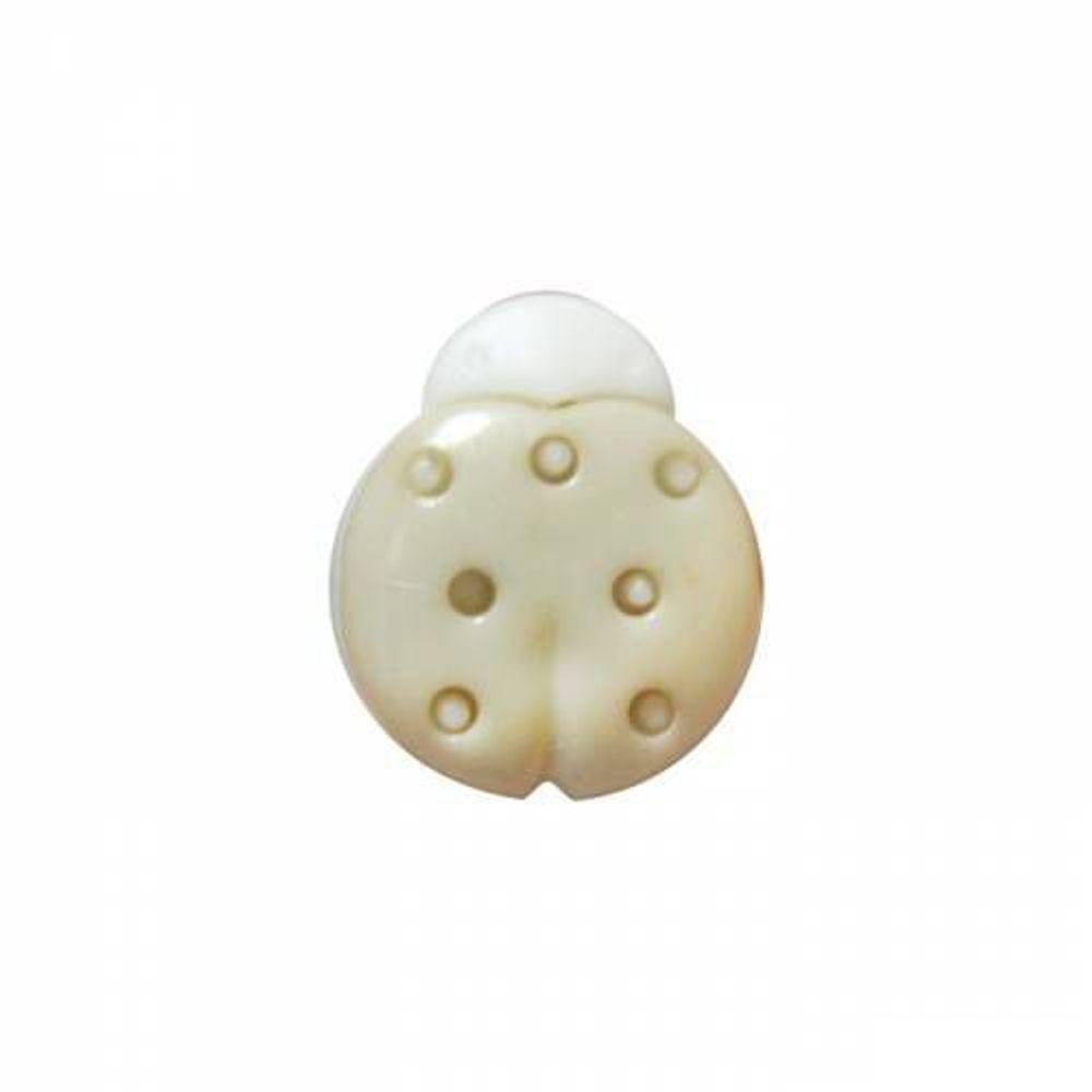 Пуговицы детские Божья коровка, 24L, ДУ, Ю 36шт, бежевый, CY 1415