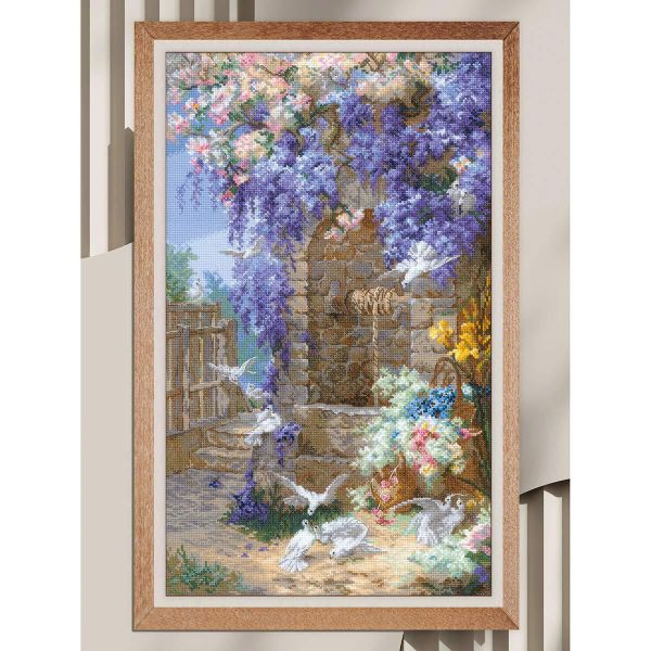 Набор для вышивания нитками Риолис 2279, Весна по мотивам картины Э. Бидо 30х50 см