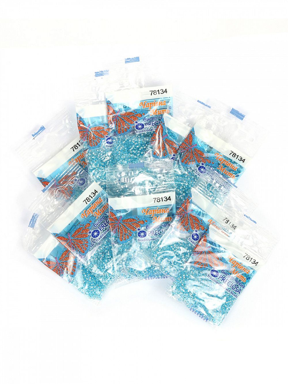 Бисер Preciosa 10/0 (2.3 мм), 50 г (10х5 г), цв. 78134