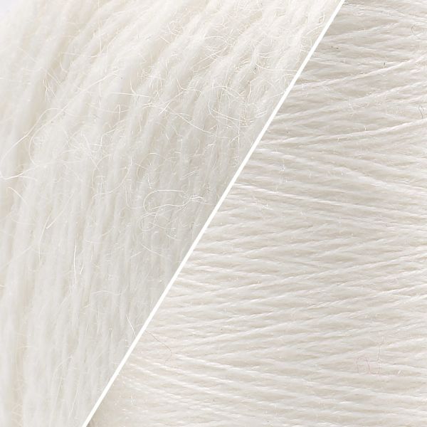 Пряжа Astra Premium (Астра Премиум) Пух норки / уп.1 мот. по 50 г, 290 м, 01 белый
