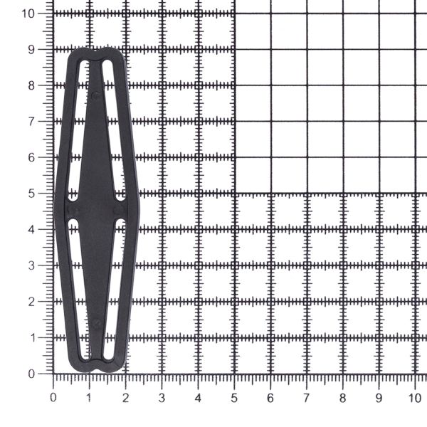 Рамка-регулятор/разделитель, 40 мм, па, черный, РР-40, 20 шт