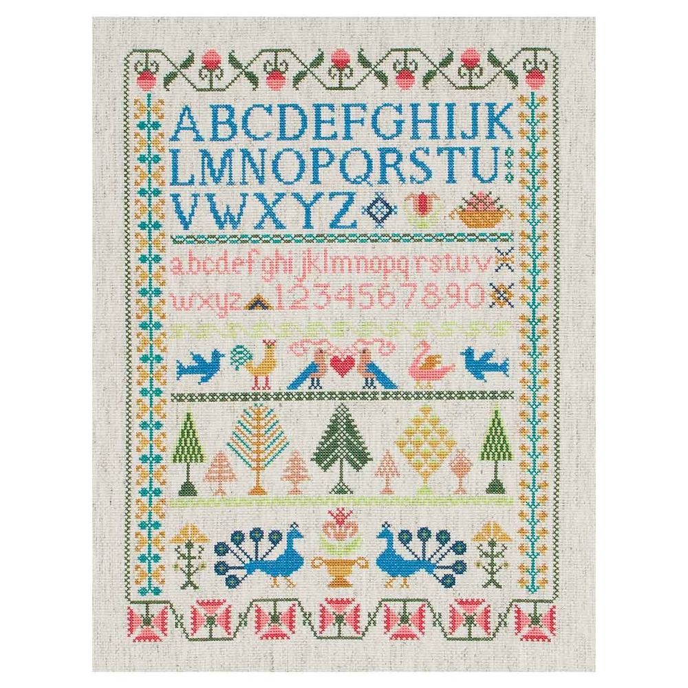 Набор для вышивания нитками Anchor, Викторианские мотивы 44,5х34,5см