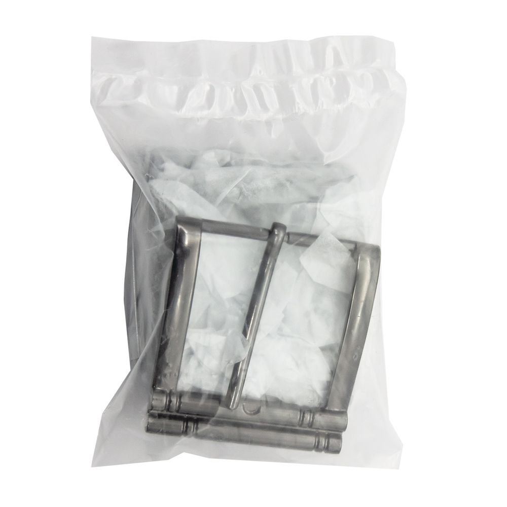 Пряжка ременная металл 40 мм мет. чер.никель, 4 шт, BIG