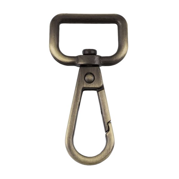 Карабин металл 20.0 мм (50х26 мм), 10 шт, 24 под бронзу, Gamma GH 112/20/10