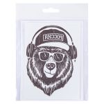 Термоаппликация Термотрансфер M №05, 1 шт, M-514 Медведь 14х10 см, Gamma