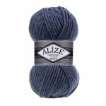 Пряжа Alize (Ализе) Superlana Maxi / уп.5 мот. по 100 г, 100м, 203 джинса A