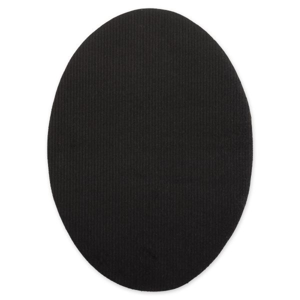 Термозаплатка Овал 14х10 см, ZAP, №08 вельвет черный, Gamma ZAP