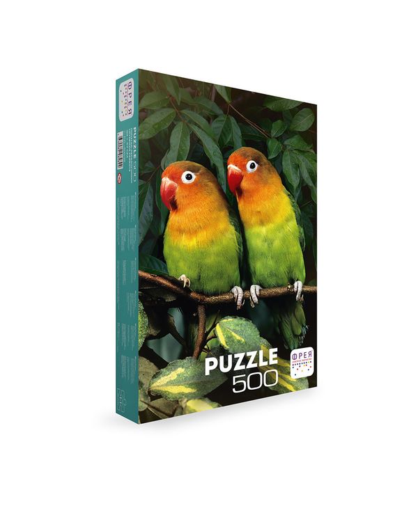 Пазл 500 элементов, Попугаи-неразлучники, PZL-500/39, Фрея