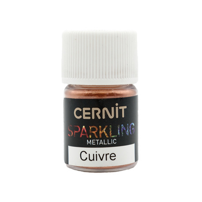 Мика-порошок, слюда Metallic/металлик "Sparkling Powder" 3 гр. Cernit, 057 cuivre/медь