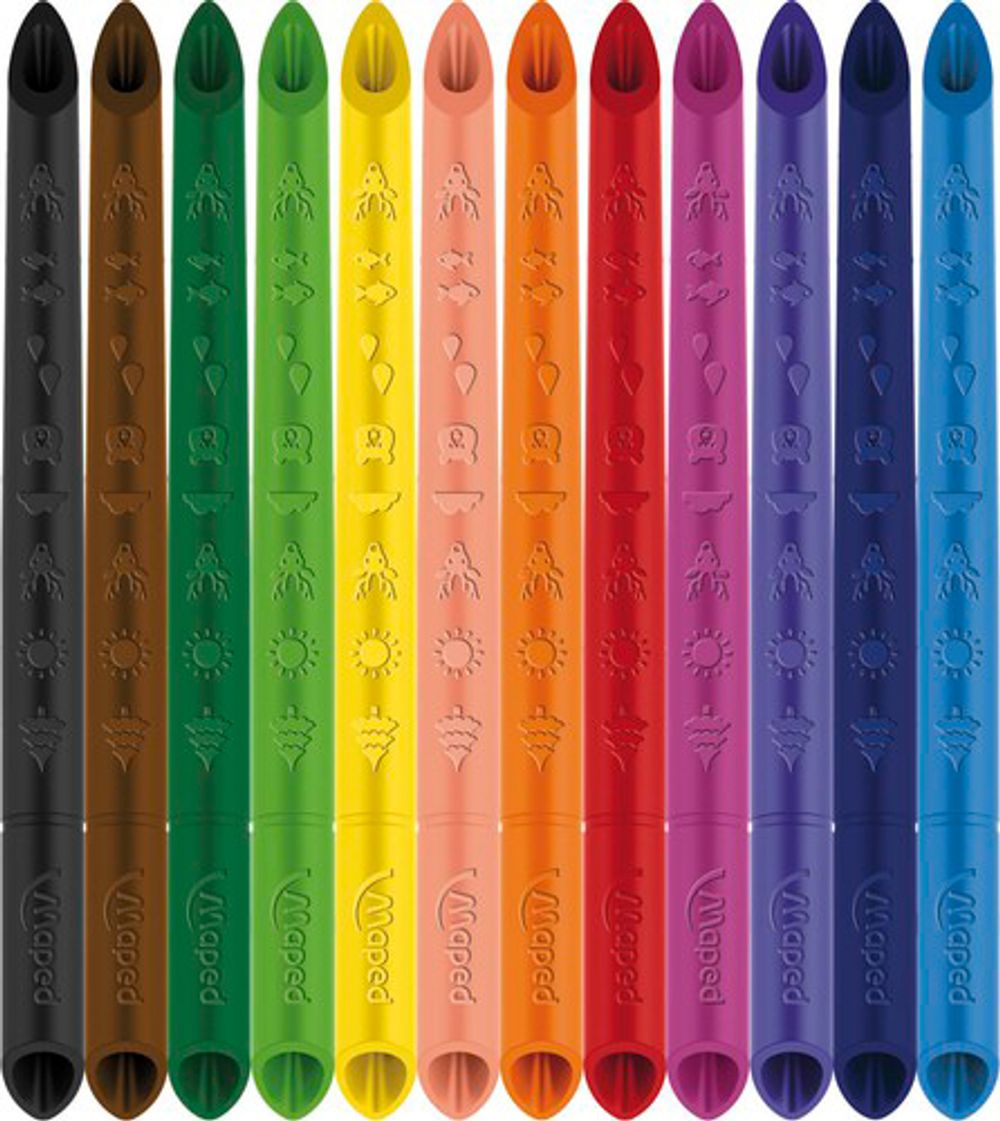 Карандаш цветной COLOR'PEPS INFINITY заточенный 12 цв, Maped 861600