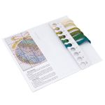 Набор для вышивания нитками Овен, Ёлочная игрушка. Зелёный шар 7,3х9см