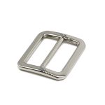Пряжка регулировочная металл 18 мм. никель, 10 шт, BIG