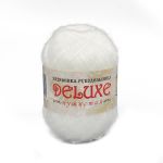 Пряжа DeLuxe / уп.5 мот. по 50 г, 140м, молочная /TOS/