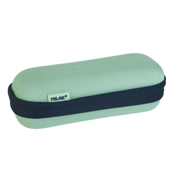 Пенал овальный полужесткий на молнии 1 отделение 20*9*6,7 см, 081145SNCGR, Milan 081145SNCGR