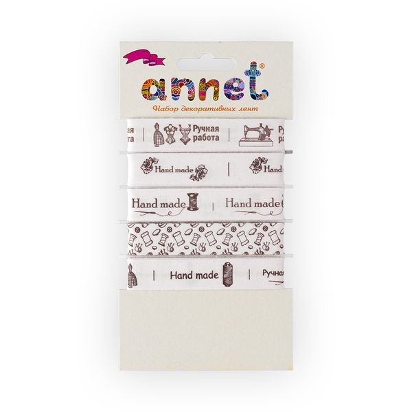 Набор декоративных лент 16 мм, 5x5 цв, 019 Ручная работа, Annet LRS