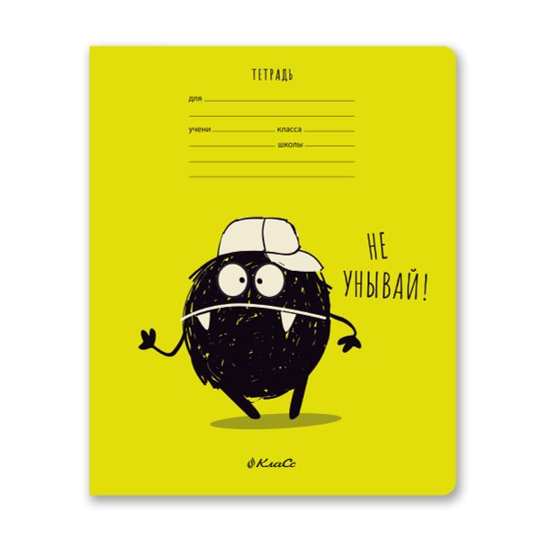 Тетрадь ученическая школьная A5+ 12 л. на скобе 65 г/м², белизна 100%, 25 шт, линия, 000699 Не будь букой!, Светоч 12ТЕТл-001
