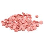Пуговицы на ножке 16L (10мм), пластик (Peach (персиковый)), NE68, 72 шт