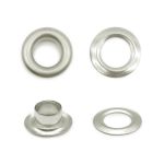 Люверсы металл ⌀_5.0 мм (внутр.), никель, 100 шт, BIG