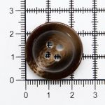 Пуговицы 4 прокола мужская костюмные 543294/4 40 (5406 коричн, глянц.), 24 шт