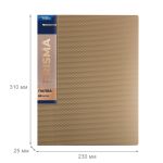 Папка с вкладышами 60 л. A4 700 мкм 25 мм, эффект 3D, 4 шт, золотой new EC211800128, Expert Complete EC211800128