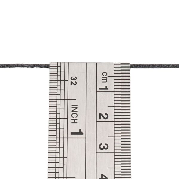 Шнур вощеный ⌀1.0 мм / 100 метров, 0371-9002 (C301 т.серый)